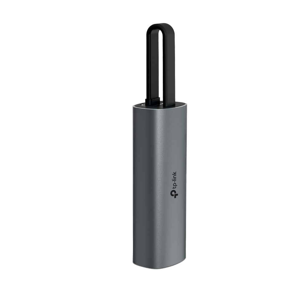 TP-Link UE302C USB Type-C to 2.5 Gigabit Ethernet Network Adapter / RJ45 LAN Wired Adapter for Ultrabook, Chromebook, Laptop, Desktop, Plug & Play, USB 3.0, Sleek Aluminum, Foldable & Portable Design.