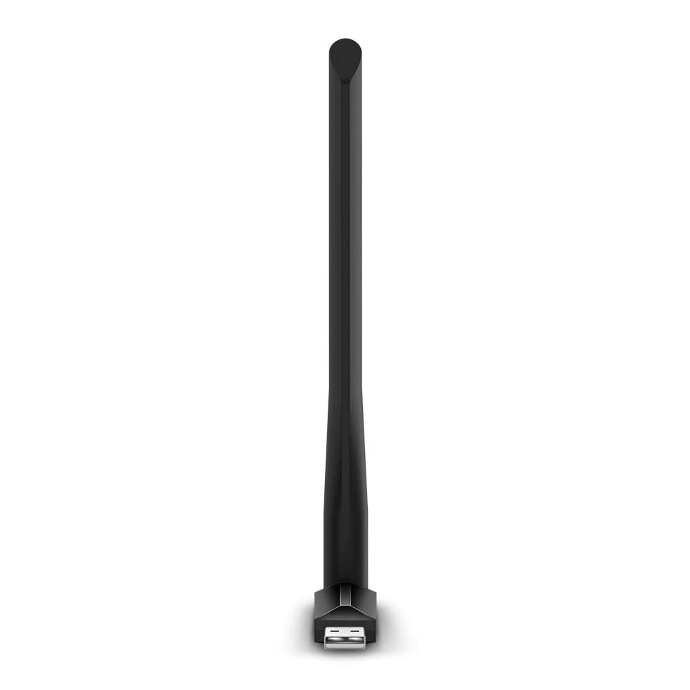 TP-Link 600 Mbps Wifi Wireless Network USB Adapter For Desktop Pc with 2.4Ghz/5Ghz High Gain Dual Band 5Dbi Antenna Wi-Fi,Supports Windows 11/10/8.1/8/7/Xp,Mac Os 10.15 & Earlier(Archer T2U Plus)Black
