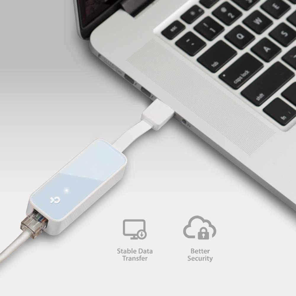 TP-Link UE200 USB 2.0 to 100Mbps Ethernet Network Adapter | Expand Connectivity | Compact and Portable with Foldable Cord Design | Fast and Stable Data Connection| Plug & Play with Broad Compatibility