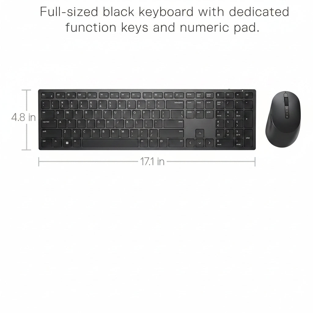 Dell Premier Multi-Device Wireless Keyboard And Mouse KM7321W