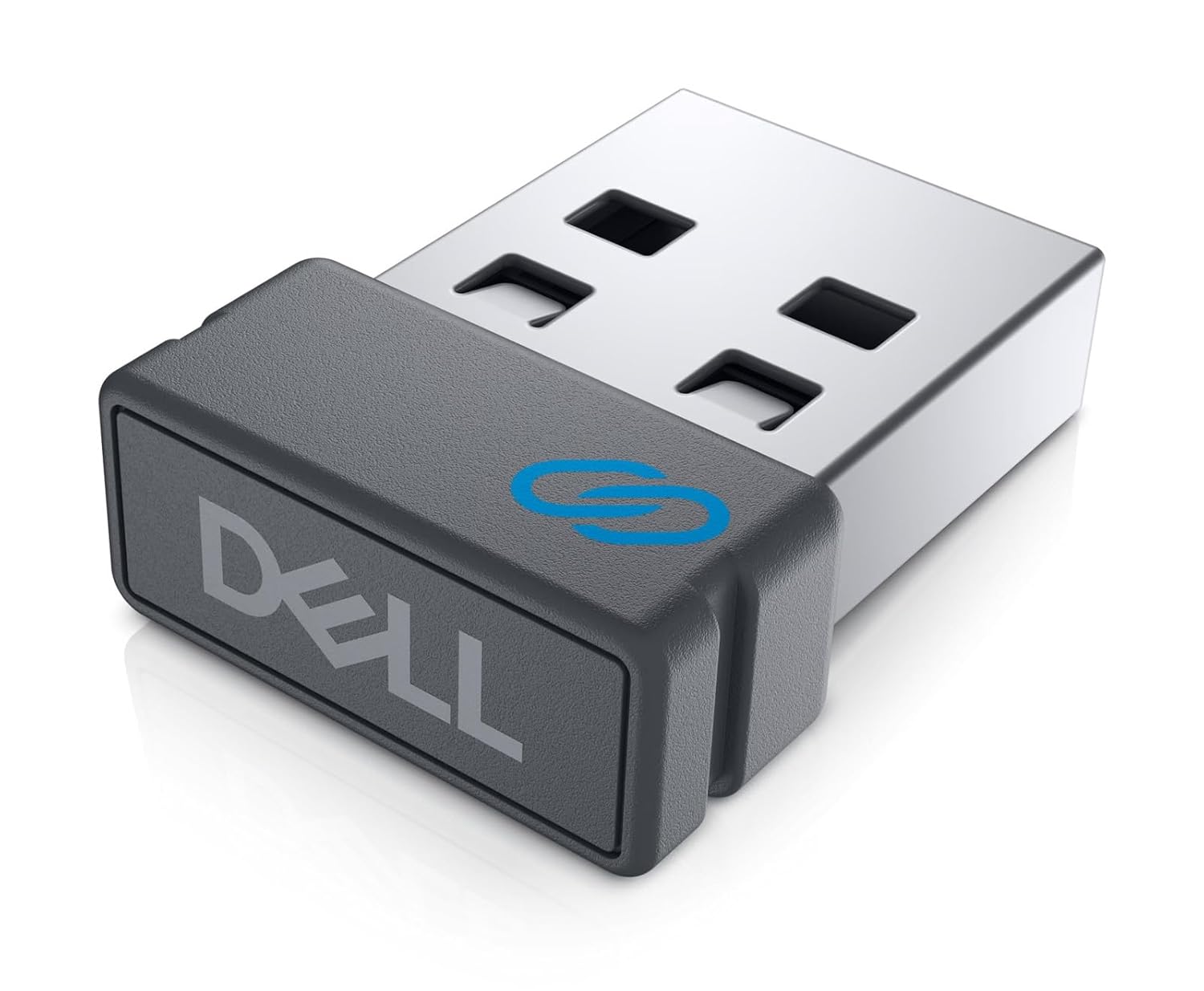 Dell-KB500, Wireless Keyboard with USB Wireless Receiver, Interfaces- 2.4 GHz, 2 x AAA Batteries Included., Black