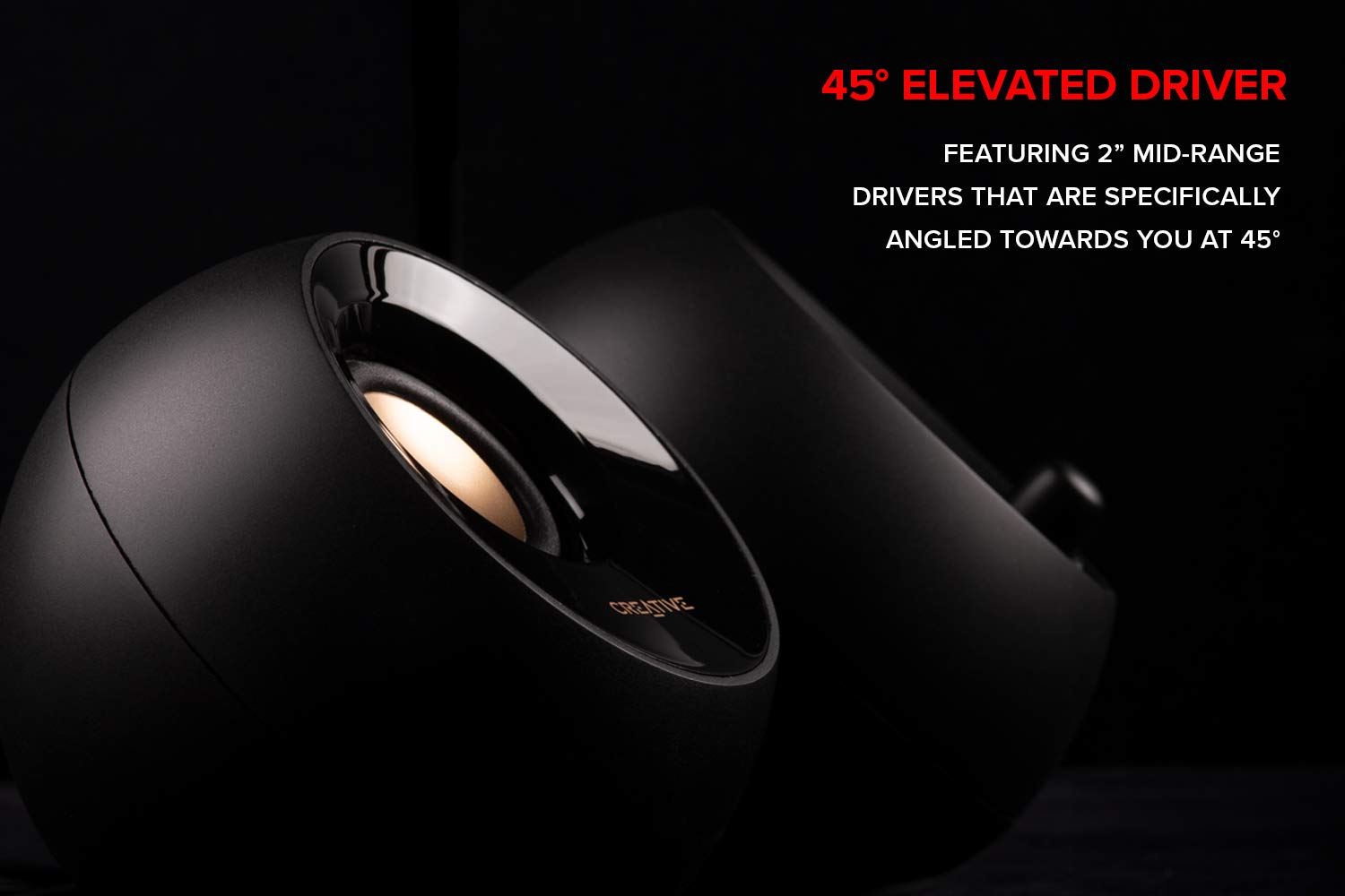 Creative Pebble Plus 2.1 USB-Powered Desktop Speakers with Powerful Down-Firing Subwoofer and Far-Field Drivers, 8W RMS with 16W Peak Power for Computer PCs and Laptops (Black)