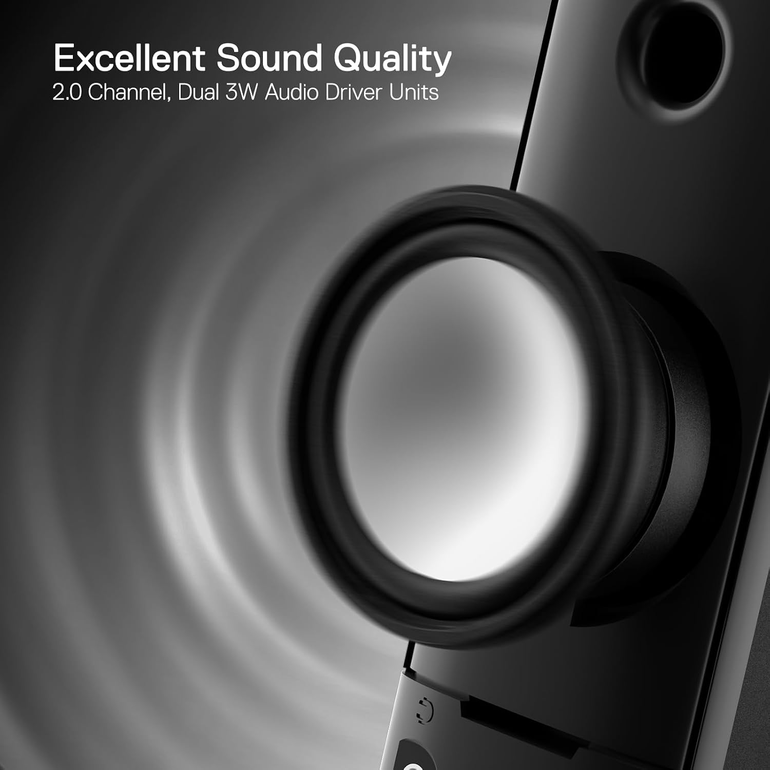 Redragon GS550 Orpheus PC Gaming Speakers, 2.0 Channel Stereo Desktop Computer Sound Bar with Compact Maneuverable Size, Quality Bass and Decent Red Backlit, USB Powered w/ 3.5mm Cables, Doom Eternal