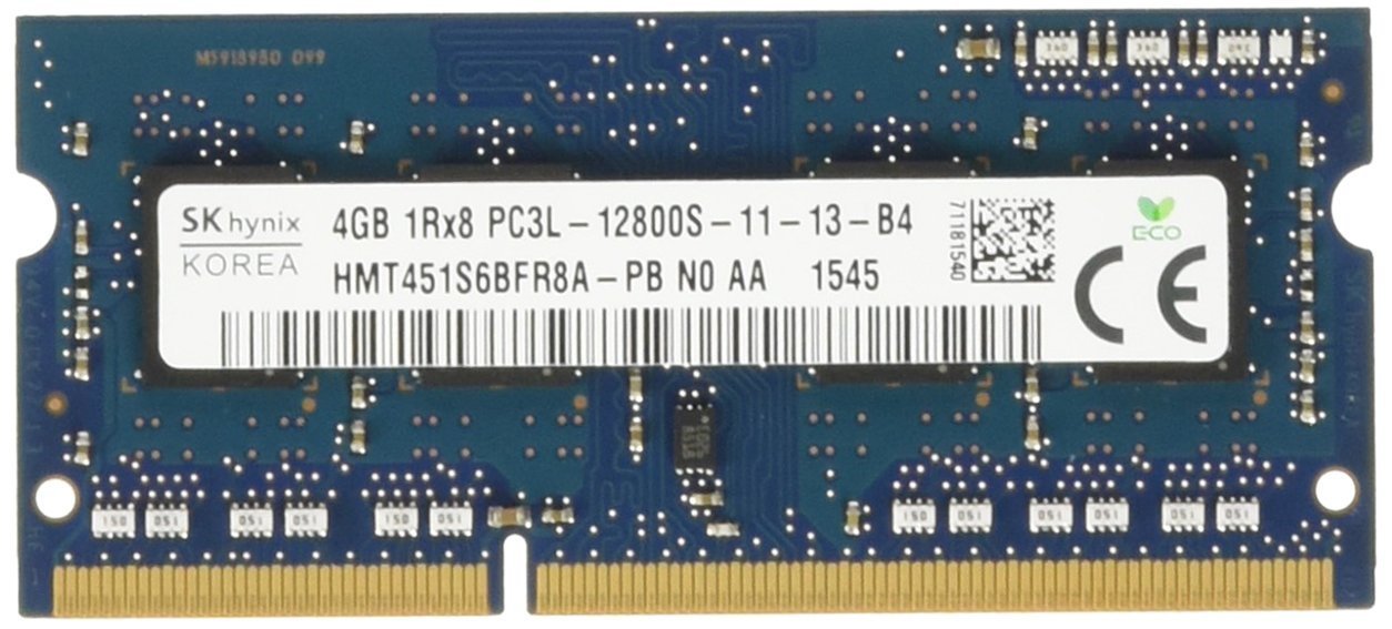 Hynix SK Hynix 4 GB DDR3L 1600MHz PC3L-12800s 1.35v Low-Voltage Laptop RAM
