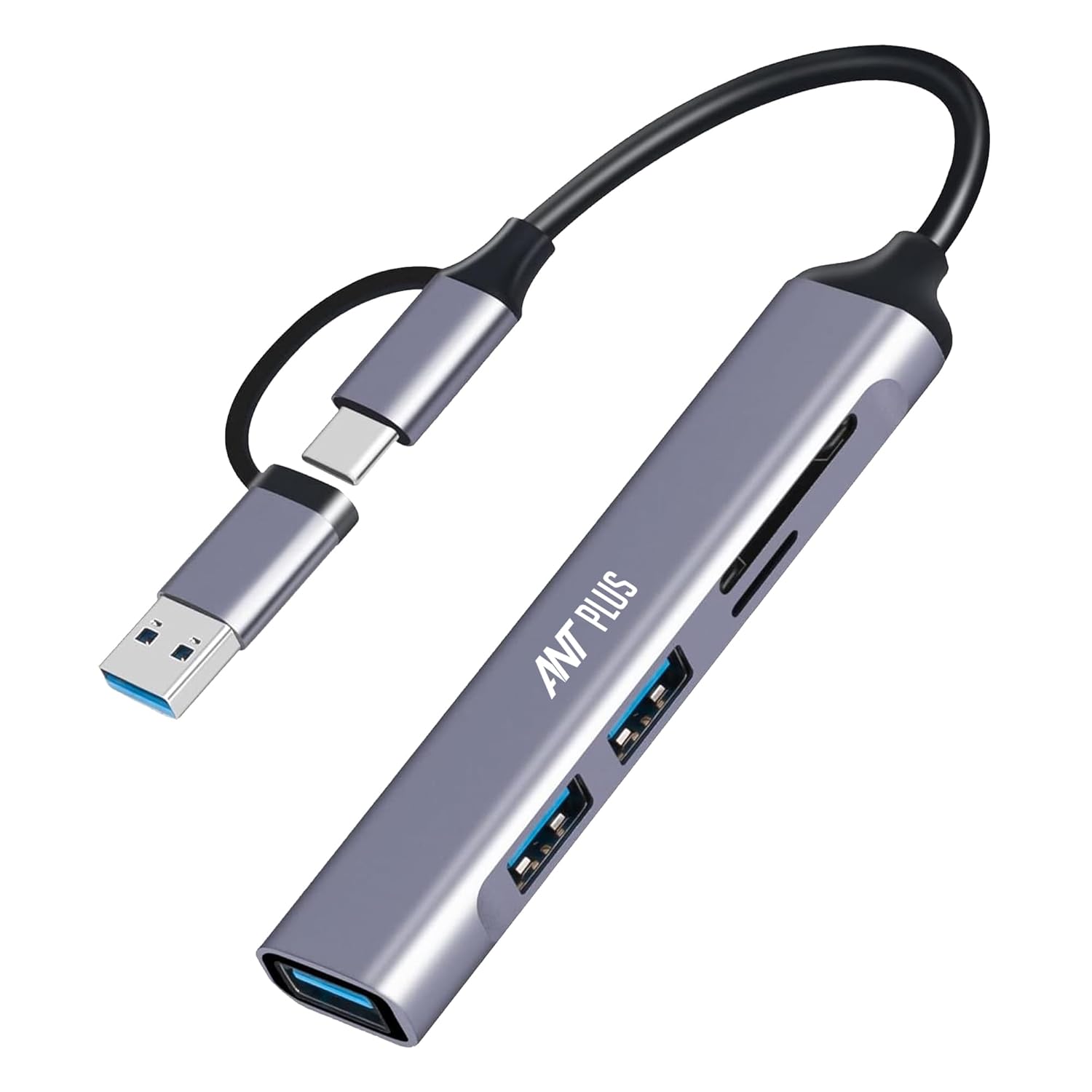Ant Plus Booster 501 5 in 1 USB C 3.0 HUB - Grey