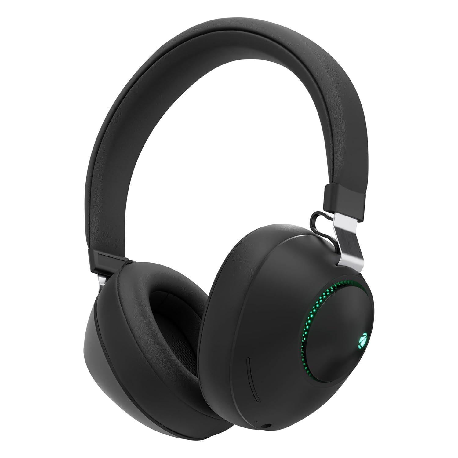 ZEBRONICS Duke (2026 Upgrade) Wireless Headphone, BT v5.3, Upto 60 hrs Playback, 40mm Drivers, Deep Bass, ENC, Gaming Mode, Dual Pairing, LED Lights, Media/Volume Control, Call Function (Black)