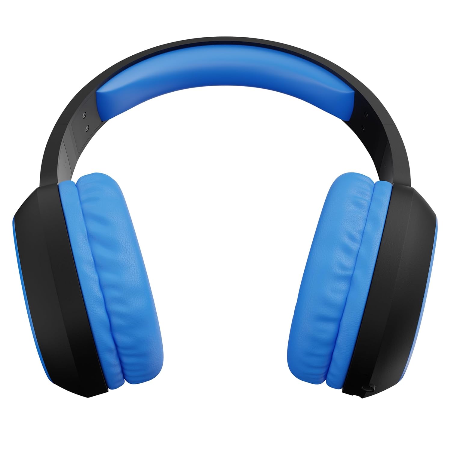 ZEBRONICS Thunder (2026 Upgrade) Wireless Headphones, BT v6.0, True 60 hrs Playback, 40mm Drivers, ENC, Gaming Mode, Dual Pairing, AUX & microSD, Rapid Charging, Call Function (Blue)