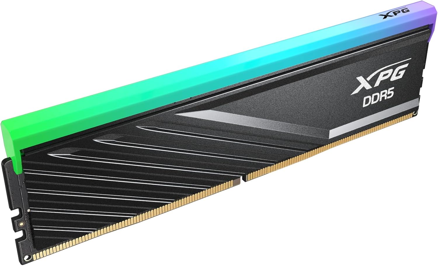 XPG Lancer Blade RBG DDR5 6000MHz CL30 32GB (2x16GB) PC5-48000 RAM 288-Pins UDIMM Desktop Memory Kit Black Heatsink(AX5U6000C3016G-DTLABRBK)