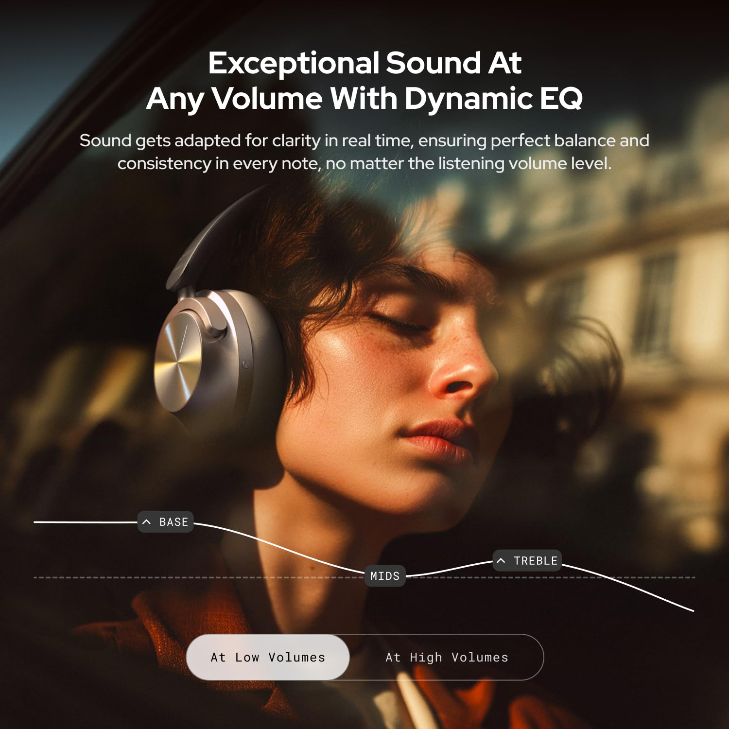 Noise Master Buds Max, Sound by Bose Wireless Over-Ear Headphones, Adaptive ANC, LHDC 5.0, Immersive Spatial Audio,Upto 60H Playtime, Fast Pairing, Wear Detection(Titanium)