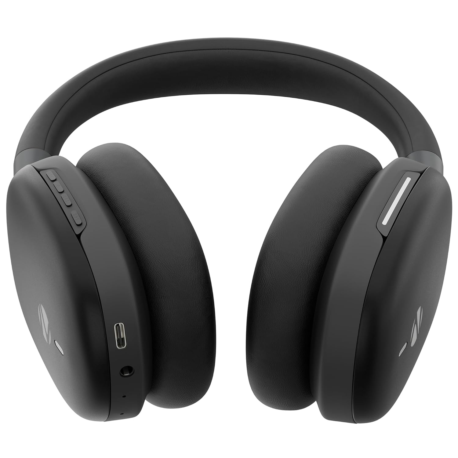 Zebronics Wireless Headphones, Hybrid ANC 48dB, Upto 100Hrs Playback, 40mm Drivers, Dual Mic ENC, BT v6.0, Gaming Mode, Dual Pairing, Touch Controls, App Support, AUX (Silencio 200T, Black)