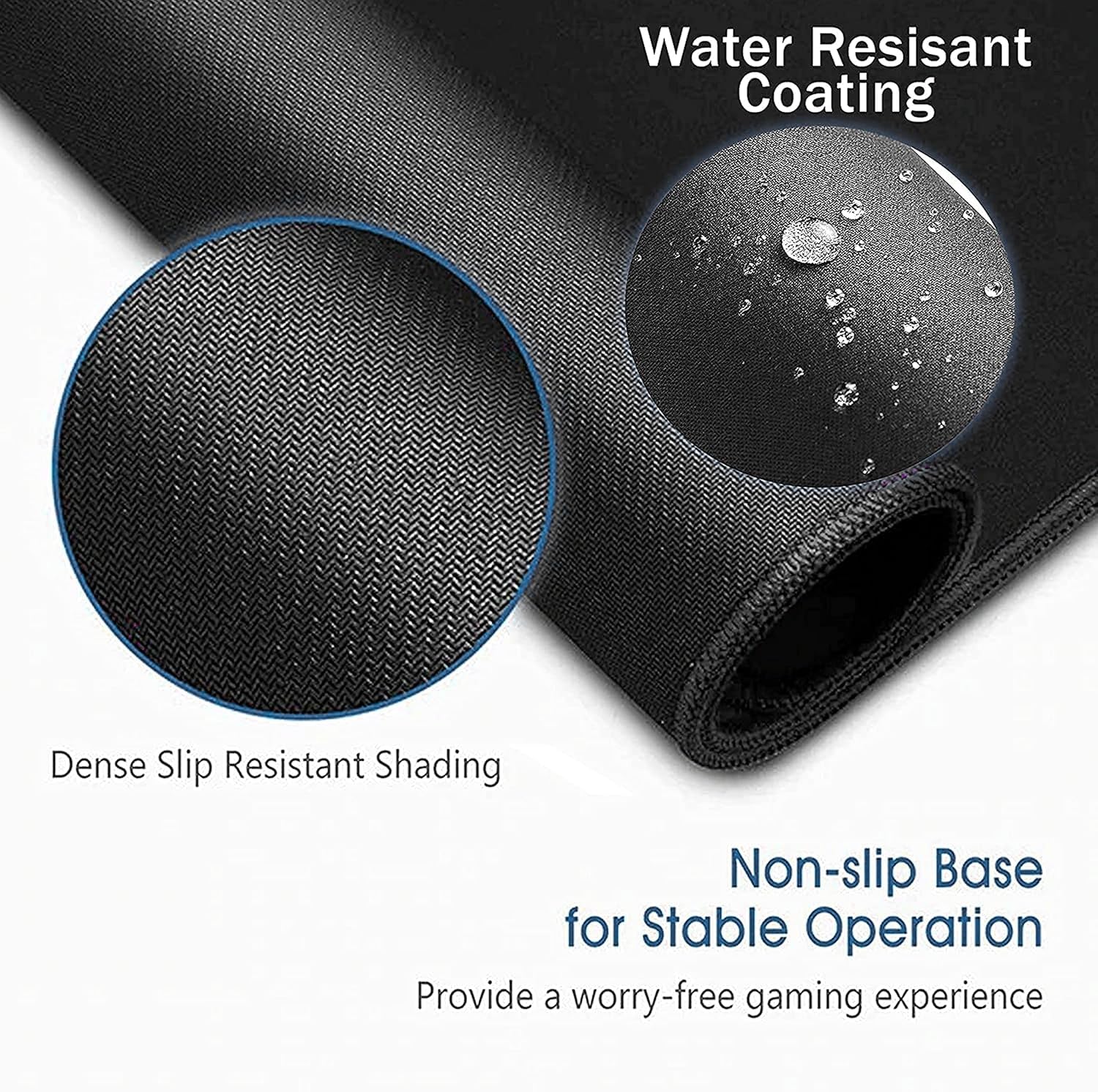 Storite 5 Pack 220mm x 180mm x 2mm Speed Type Gaming Non-Slip Rubber Base Mousepad Desk Mat Keyboard Pad for Laptop/Computer Office PC & Home